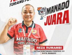 Manado Hebat, Manado Juara! Kontingen Kota Manado Mantapkan Semangat Tempur di PORPROV XII Sulut