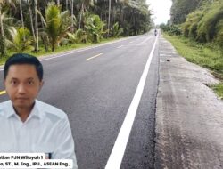 Infrastruktur Berkelas, Mobilitas Lancar, Warga Minsel Apresiasi Kinerja BPJN Melalui Kasatker PJN Wilayah 1 