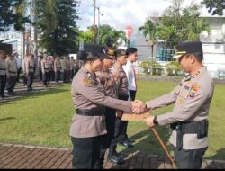 Kapolres Bitung Berikan Penghargaan kepada Empat Personel Berprestasi, Dorong Semangat Profesionalisme dan Integritas