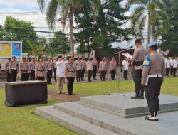 Kapolres Bitung Pimpin Sertijab Kabag SDM Polres Bitung