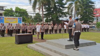 Kapolres Bitung Pimpin Sertijab Kabag SDM Polres Bitung