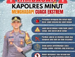 Kapolres Minahasa Utara Keluarkan Imbauan Kewaspadaan Menghadapi Cuaca Ekstrem