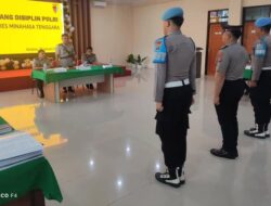 Tegakkan Disiplin Internal, Polres Mitra Gelar Sidang Disiplin Terhadap Anggota Pelanggar